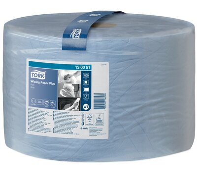 Tork Advanced Wiper Perf. 420 1500 vel blauw, 2-Laags  W1, Per Stuk