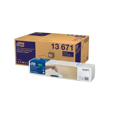 Tork Xpressnap Snack Dispenserservet N10 8x500st, 4.000st/pak