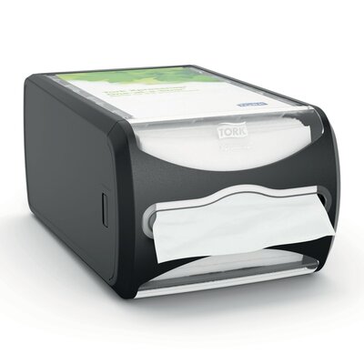 Tork Xpressnap Dispenser Counter N4 zwart, per stuk