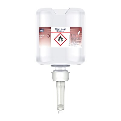 Tork Toiletbril Reiniger transparant S2 475ml/flacon, 8st/doos