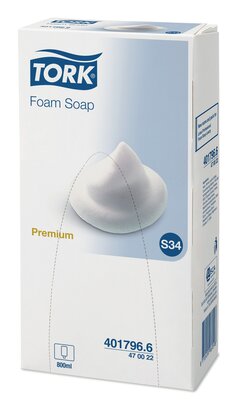 Tork Foam Zeep Roze S34 800ml/flacon, 6st/doos