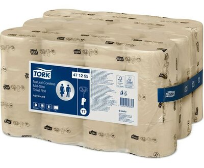 Tork Naturel Hulsloos Mid-Size Toiletpapier T7 2-laags 36x900vel