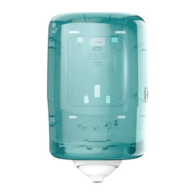 Tork Reflex Mini Vel-Voor-Vel Centerfeed Dispenser Turqoise, M3, per stuk