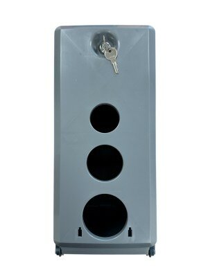 Elive Doseerkast 5 Liter met Slot en Sleutel – Grijze Circle-deur