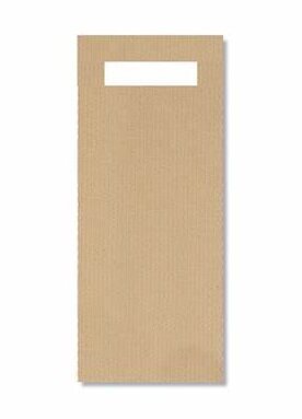 Tork Bestekzakje met 2-laags servet Wit, 5x100st, 500st/doos