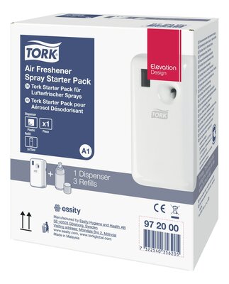 Tork Luchtverfrisser Spray Startpakket A1 Wit